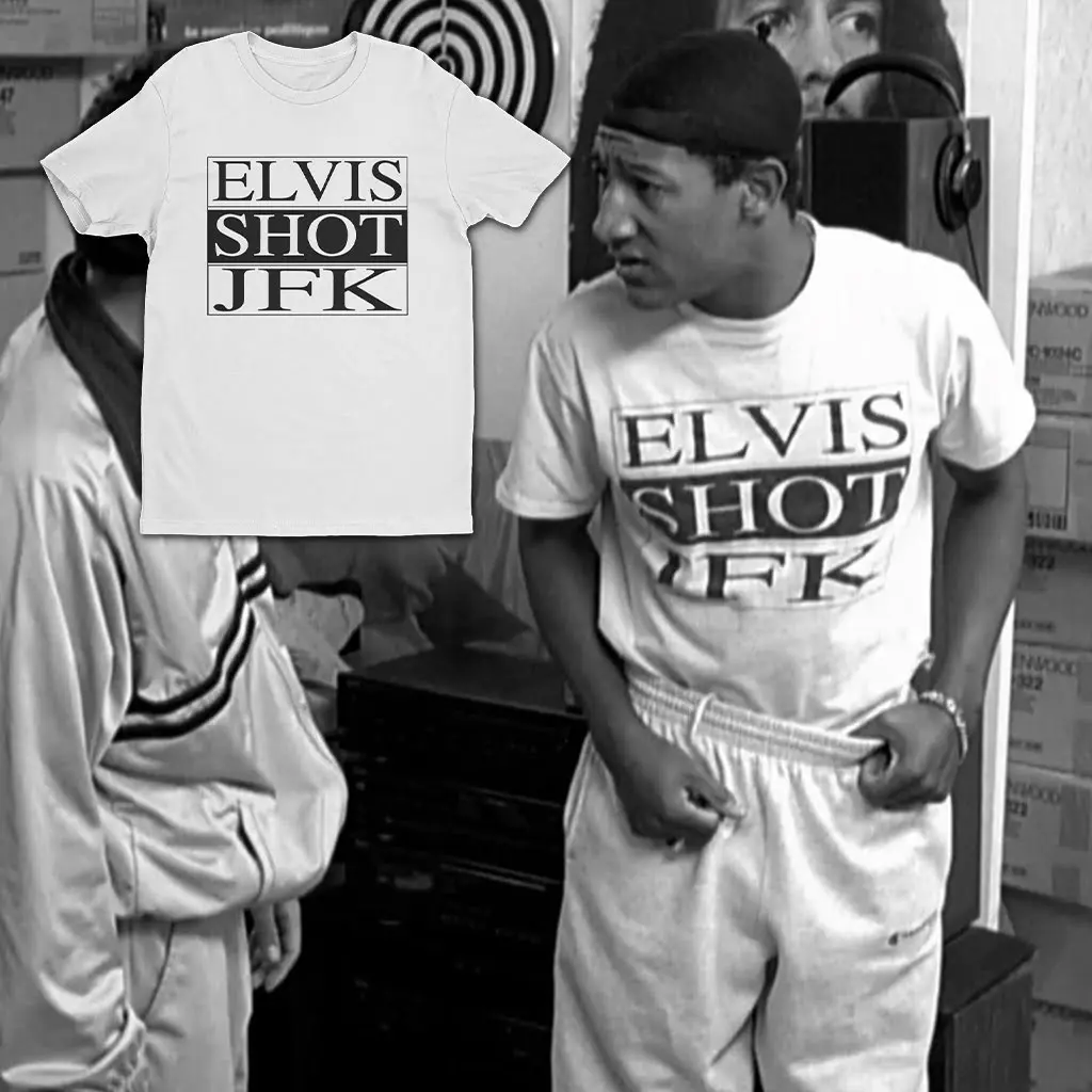 Elvis Shot JFK Comfort Color T-Shirt, Darty La Haine Movie Shirt, Classic Movie Shirt For Fan
