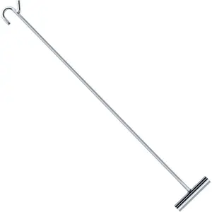 Heavy Duty 5th Wheel Pin Puller 32" Solid Steel Chrome Plated Fifth Wheel Puller Hook 1 Pack