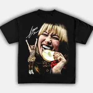 Youth And Adult ALYSA LIU "GOLD" TEE, Winter Olympics 2026 Shirt, Graphic Tees, Unisex Y2K Cotton Tee, Streetwear soulja boy outfit white 67 NRE EM7