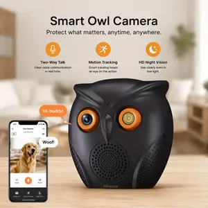 1080P WiFi home security camera, 120° wide-angle, two-way audio - indoor surveillance camera with speaker and video function.【Nkccnur】