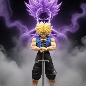 9.84in/25cm Anime Figurine Dragon Pall Fighters Trunks Resin Figures PVC Model Statue Desktop Decoration Ornament Collection Toys Gifts