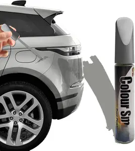 Touch Up Paint for Cars, Universal and Color Accurate Automotive Scratch Repair Pen, Car Accessories Exterior Decoration Scratch Remover for Vehicles Trucks SUVs (Silver)