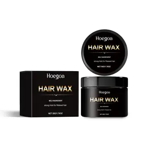 Hoegoa Hair Wax for Men - Strong Hold, Sleek Finish, No Flaking, No Stiffness - Perfect for Pompadour, Slick Back, Classic Looks - Haircare Essential