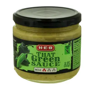 H-E-B That Green Sauce – Mild & Medium Roasted Green Chile Sauce