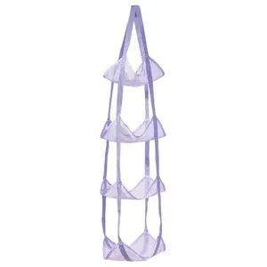 Multi-Layer Mesh Ball Storage Bag, Home Basketball Organizer, Football Rack, Sports Equipment Holder, Suitable for Toys Bags Balls, Two Colors Available, Space Saving Storage, Hangable