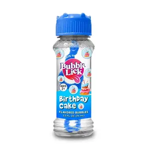 Bubble Lick Edible Bubbles | Birthday Cake Flavored Bubbles For Kids
