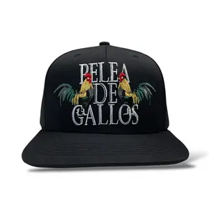 Mexico Gallos Rooster Embroidered Snapback Baseball Cap