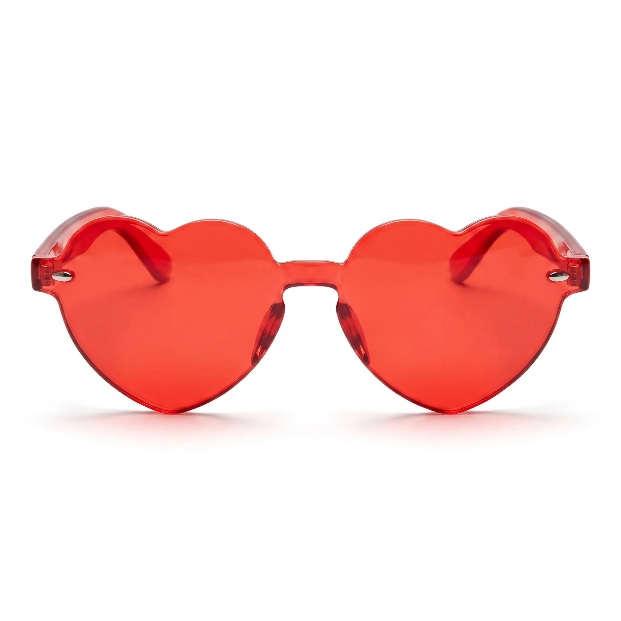 Valentine's Day Frameless Red Heart Glasses