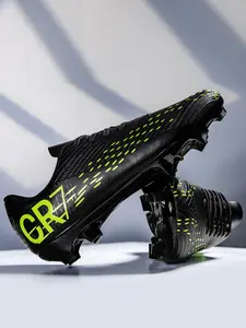 Seamless High-Quality Men's Soccer Shoes Ag Fg, Long Studs Training Boots, Professional Artificial Grass Outdoor Sports Shoes, Football Field Boots