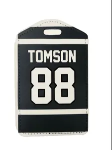 Hockey Bag Tag in Black(add custom name and number in notes before checkout)