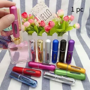 5ml Perfume Refill Bottle Portable Mini Refillable Spray Jar Scent Pump Empty Cosmetic Containers Atomizer for Travel Tool Hot