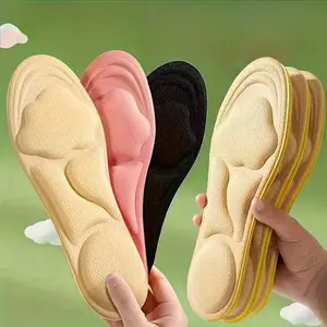 Ultra-Soft Cushioned Shoe Insoles for Women, Breathable Gel Arch Support, Non-Slip Orthopedic Foot Pads, Washable Shoe Accessories