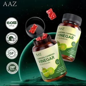 GARCINIA CAMBOGIA VINEGAR GUMMIES Formulated toSupport Normal Energy Levels & Gut Health -Supports Digestion, Detox & Cleansing-ACVGummies W/VIT B12 Dietary Edible Fitness