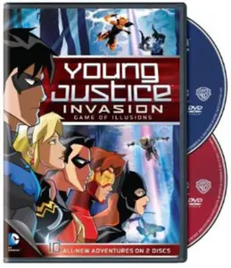 Young Justice Invasion: Game of Illusion  [DVD Video Disc] Full Frame, 2 Pack, Eco Amaray Case
