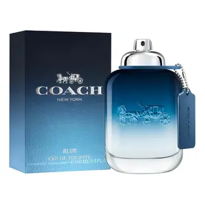 Coach Blue Eau de Toilette - Long Lasting Fragrance with notes of Lime Oil, Black Pepper & Amber - Fougere & Aquatic