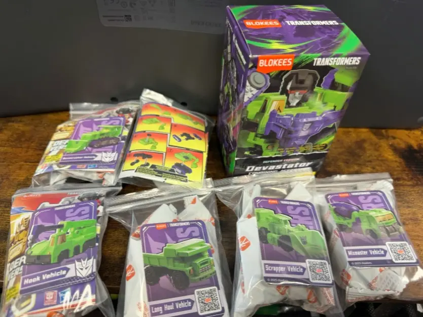 All 6 Vehicle for Devastator Bundle (With Accessory Kit)