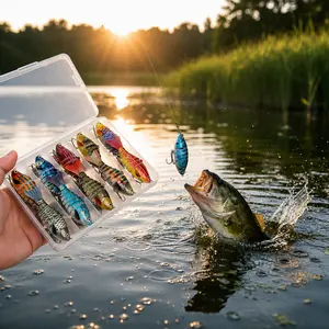 Fishing Lures  10cm/16g Hooks Realistic Fish Design for Anglers christmas surprise gift Fishing Lure Set joy bait Lifelike Tilapia Swimbait outdoorfun