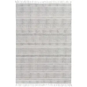 Durbin Off-White Cotton Flatweave Carpet - Clearance Durbin Off-White Cotton Flatweave Carpet - Clearance