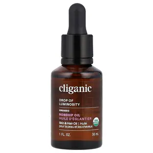 Cliganic Organic Rosehip Oil, 1 fl oz (30 ml)