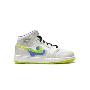 Air Jordan 1 Mid SE GS "Warped Swoosh'" DV1314 017