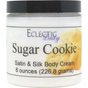 Sugar Cookie Satin and Silk Cream,  Body Cream, Body Lotion