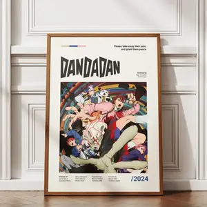DanDaDan Wall Art Print - Anime-Manga Poster Design - Dandadan Anime - Printable Anime Poster