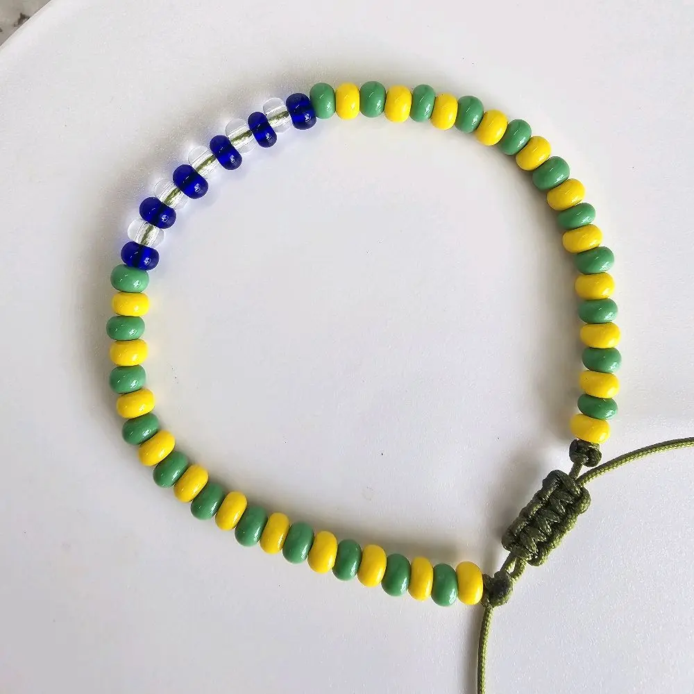 Pulso ajustable de Orula con Yemaya Pulso ajustable de Orula con Yemaya