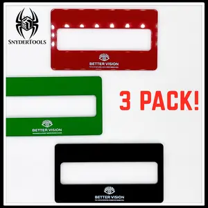 SnyderTools Dyslexia Reading Signature Guides (3-Pack, Coloured)