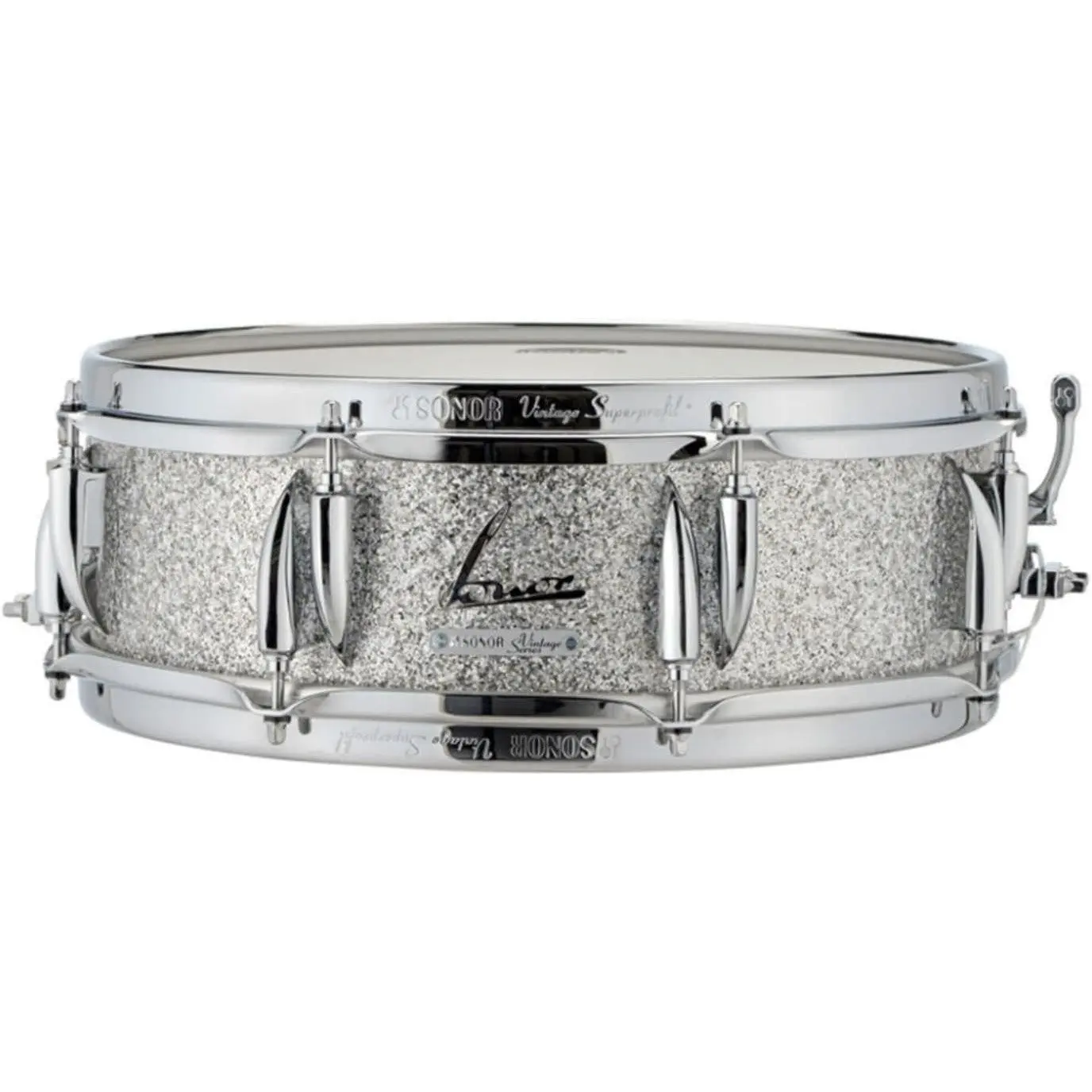 Sonor Vintage Series 14x6.5" Snare Drum - Vintage Silver Glitter (VT-1465-SDW-VSG)