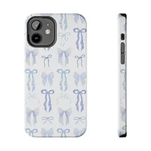 Bow Pattern Phone Case - Shockproof Mobile Phone Accessory for iPhone Series - Durable Impact-Resistant Protection with UV Protection Compatible with Samsung Galaxy S25