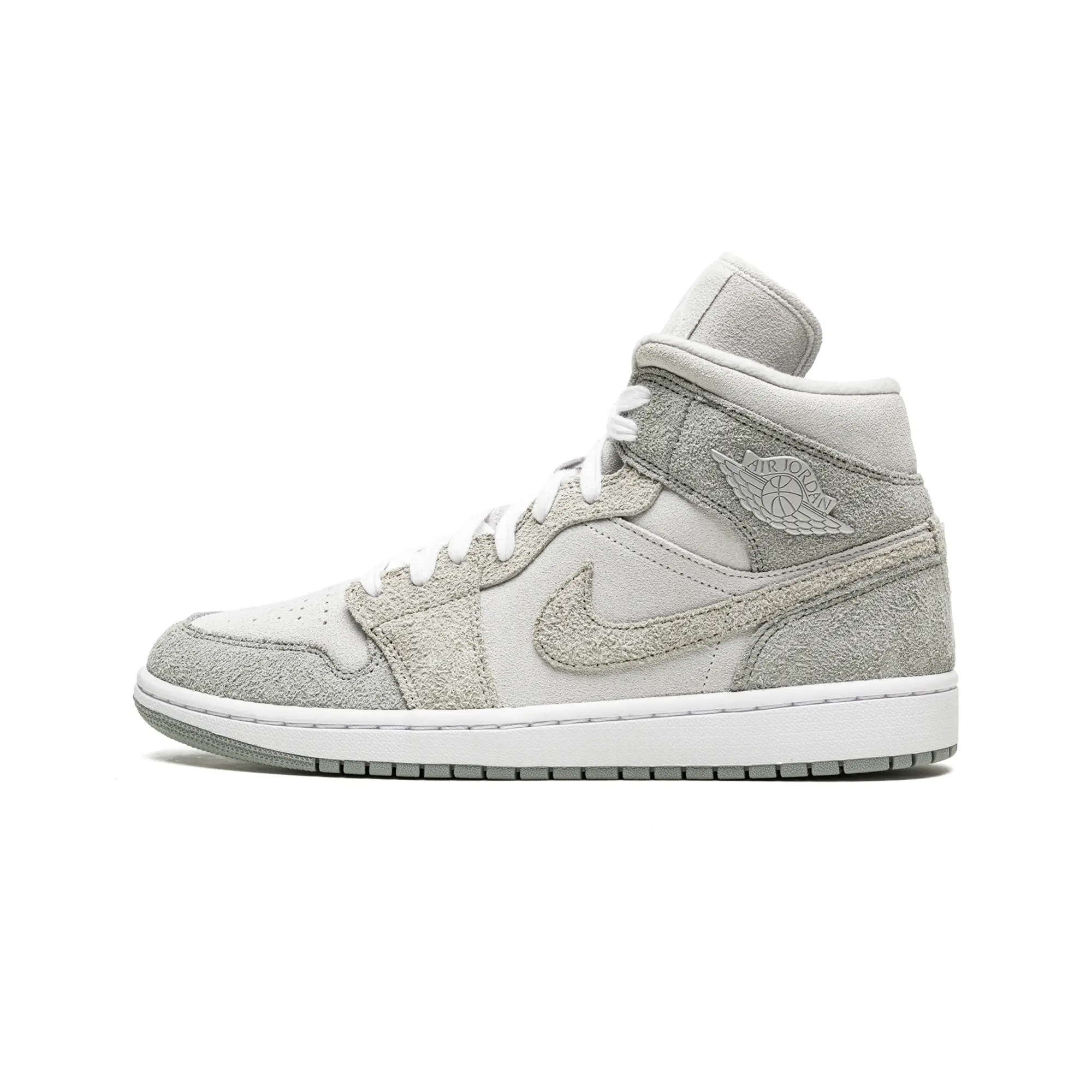 AIR JORDAN 1 MID SE WMNS "Grey Fleece" DO7139 002