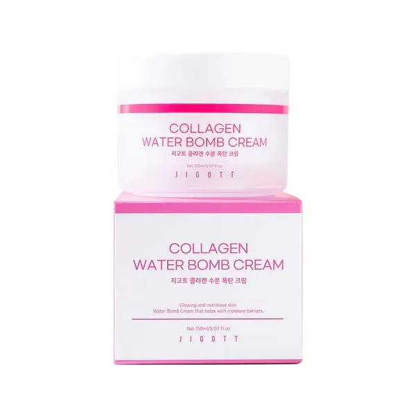 Jigott - Collagen Water Bomb Cream (150ml) | Moisturizers Skincare Skin Repair Comfort Hydration Soothing K-Beauty Flower Hydrate Flower Hydrate