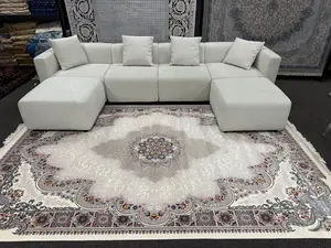 2026 Cream Luxury Traditional Medallion Rug | 1200 Reeds