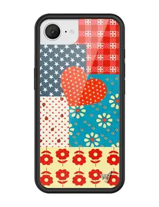 Wildflower Cases - Flower Patch, Limited Edition iPhone Case |  Protection Durable Protective Plaid Square Smartphone Cute Trendy