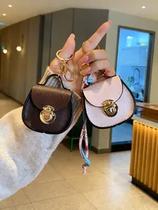 Versatile Saddle Small Bag, Coin Purse Hanging Decoration, Zipper Portable Multifunctional Bag, Multiple Colors Available, Fashionable and Convenient