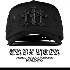 Cap “3Cruces””CRUX NOIR”AdrielFavela, MZHats,black/gray