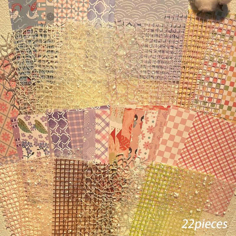 Mixed Pattern Decorative Paper, 22pcs/set DIY Decorative Paper, Perfect ...