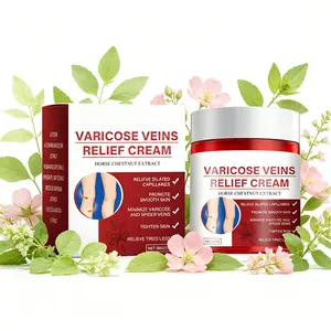 Varicose Veins Relief Cream 80g – Horse Chestnut Extract for Swelling Relief & Improved Circulation – Minimizes Varicose & Spider Veins, Tightens Skin, Relieves Tired Legs