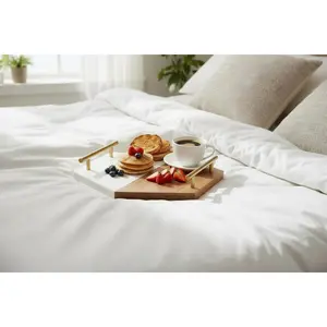 Serving Tray 25x25x1.3 cm – Serving Tray for Snacks & Drinks