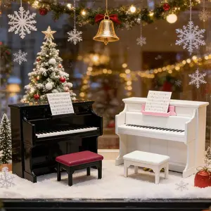 and Piano Model, Home Decoration Furniture Building Ornaments, Accessories for Model House, Decorative Figurine