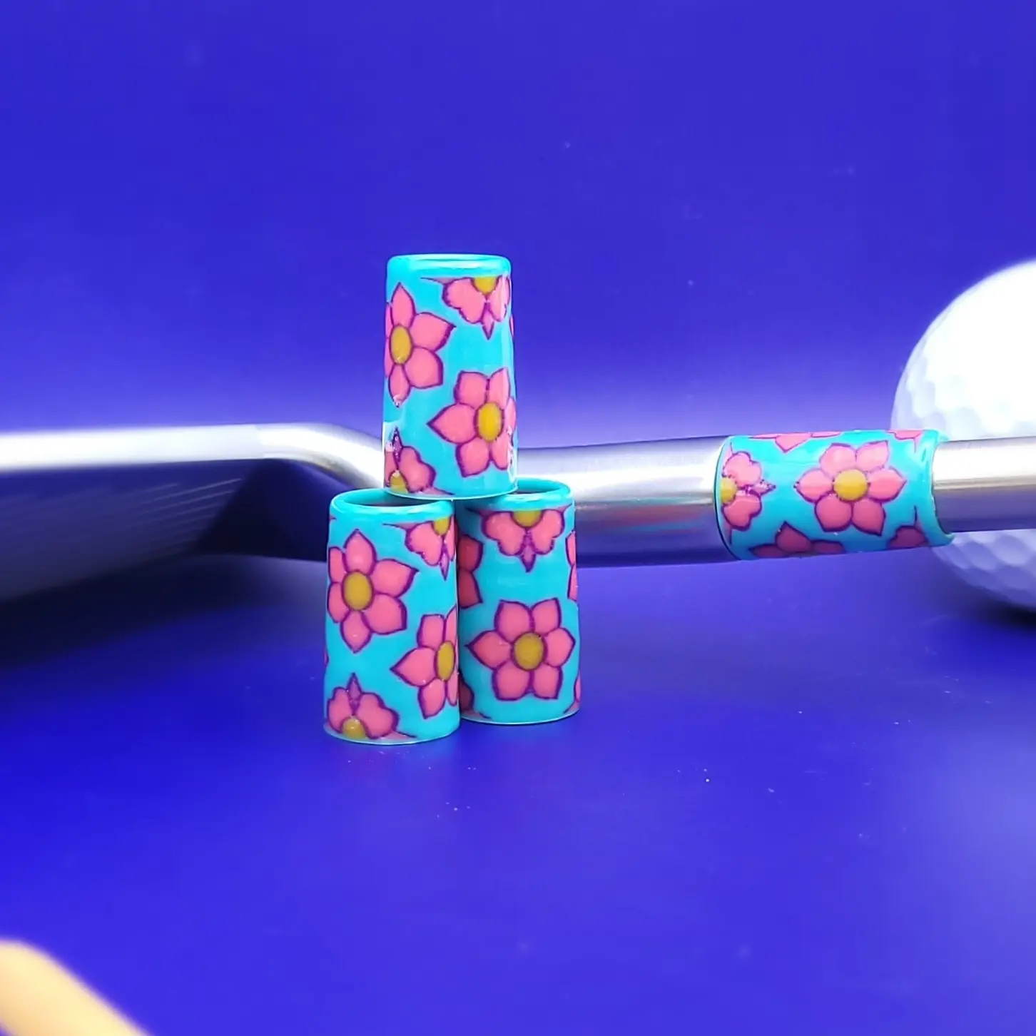 Flower Pattern Golf Ferrules