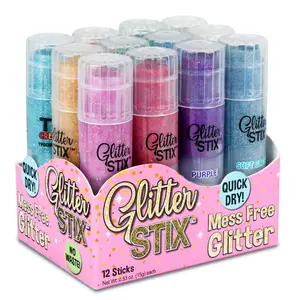 NEW! Glitter Stix, Mess Free Glitter, Set of 12