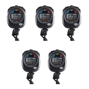 5Pack Multi-Function Electronic Digital Sport Stopwatch Timer, Large Display with Date Time and Alarm Function,Suitable for Sports Coaches Fitness Coaches and Referees - Home Improvement.