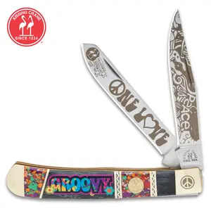 Kissing Crane Groovy Trapper Pocket Knife