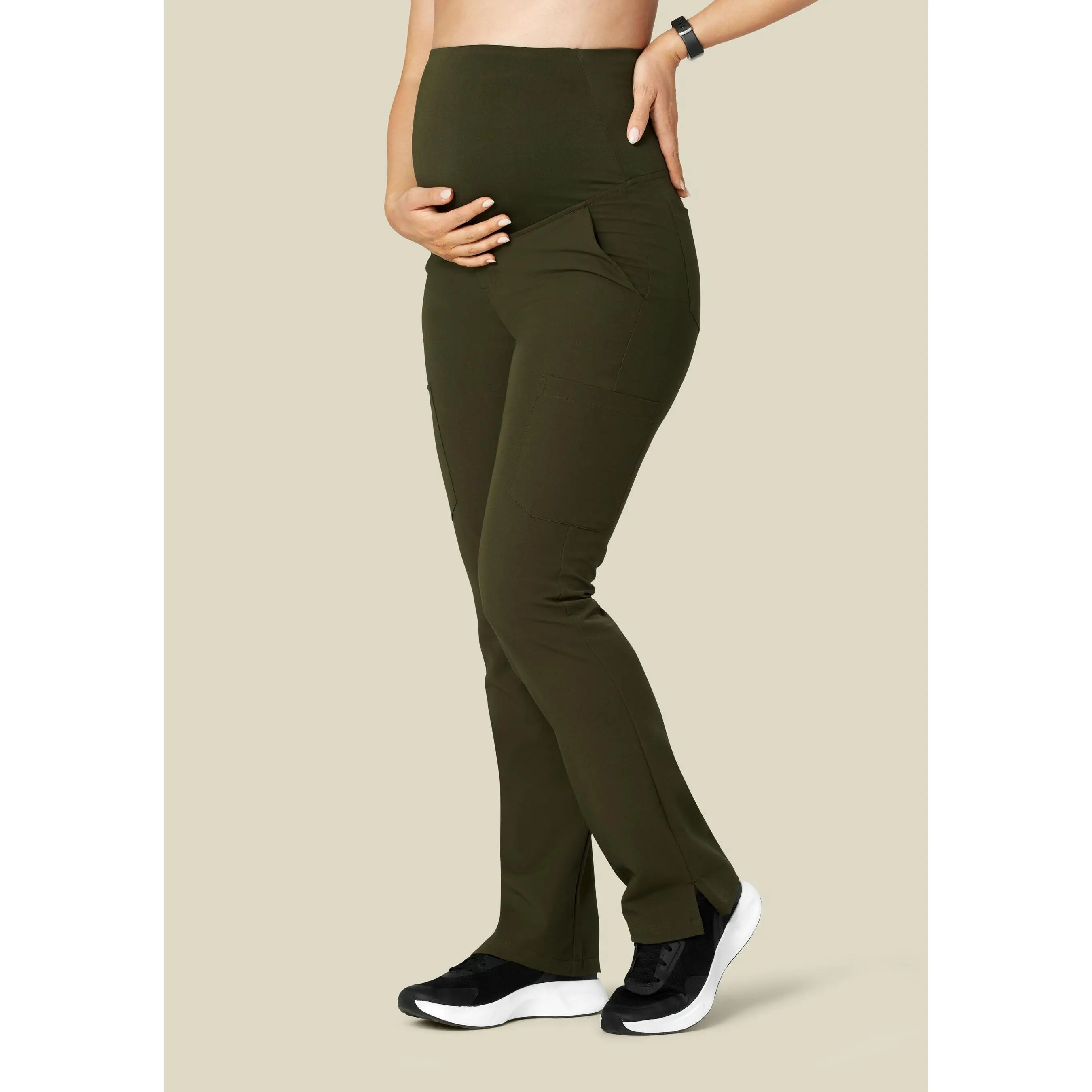 Maternity Cargos Olive Maternity Cargos Olive