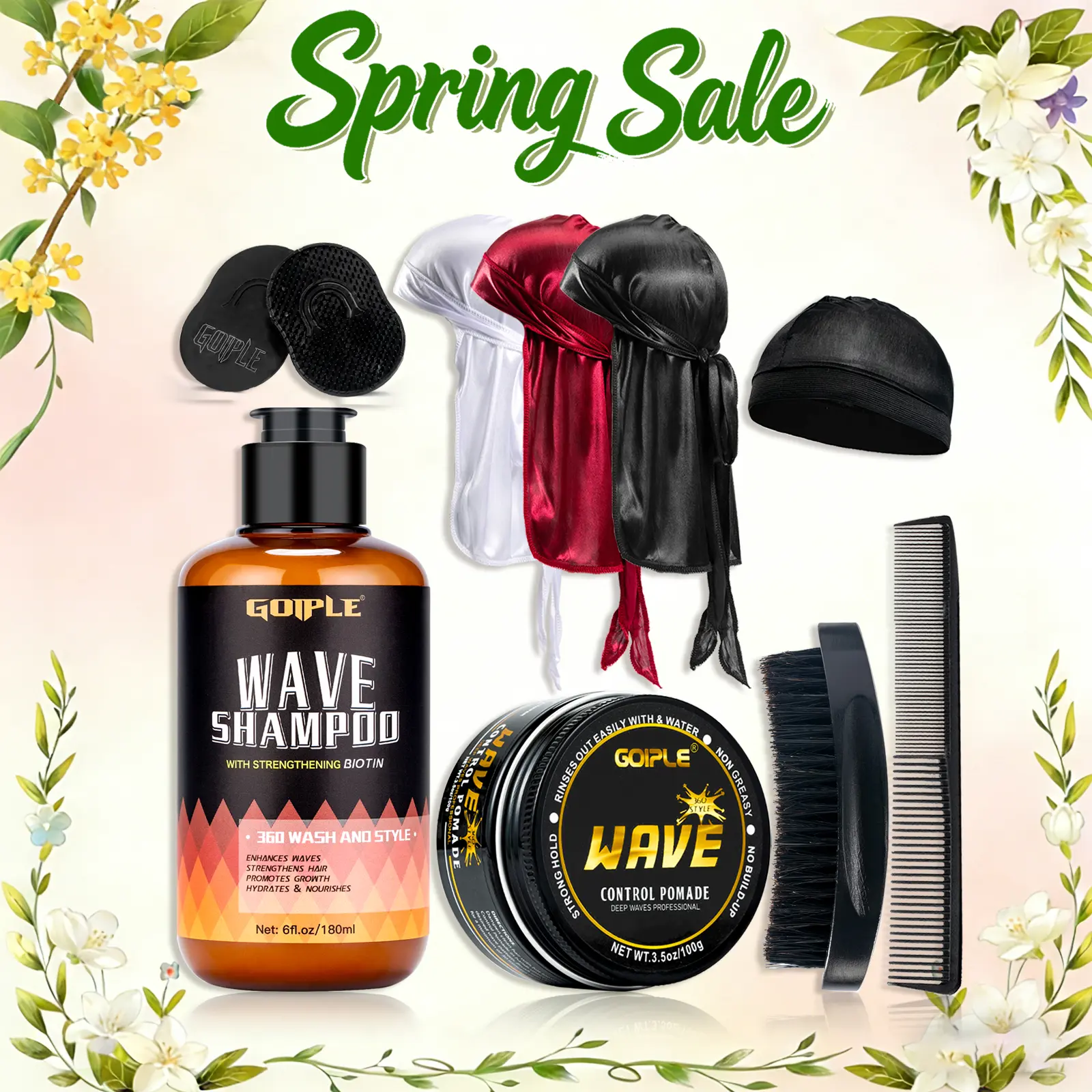 10pcs wave shampoo set