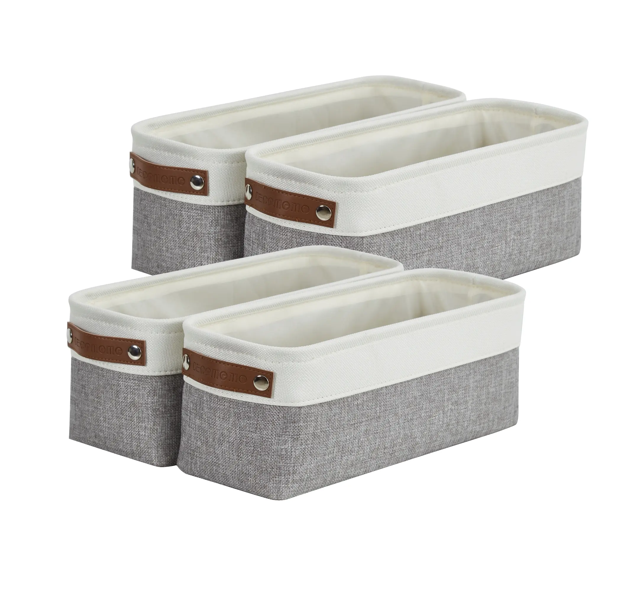 4pcs Small Storage Baskets for Toy, Storage Baskets,Summer Clothes Storage Basket for Shelves, Closets,Bookshelves. foldable storage clothes storage Organiser storage bag