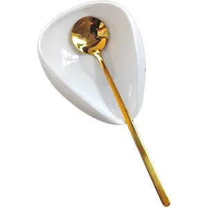 Coffee Spoon Rest, Mini Coffee Spoon Holder, Small Ceramic Spoon Rest for Coffee Stirrers, Teaspoon, Bar Spoon, Coffee Bar Accessories, Coffee Station