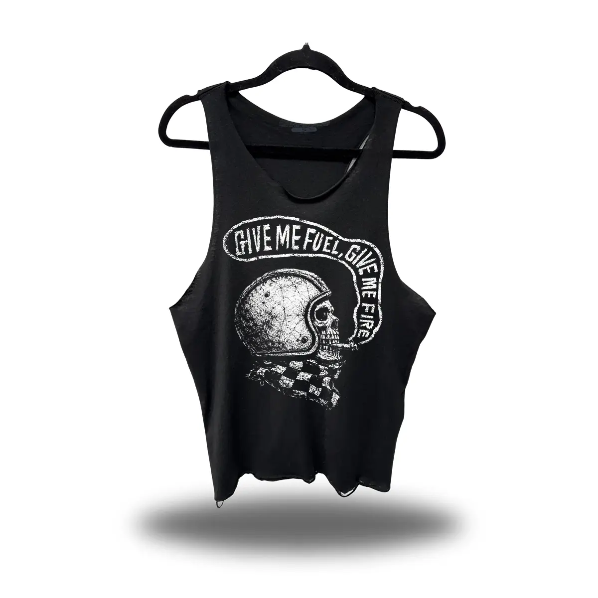 FUEL & FIRE SCOOP NECK STRINGER TANK TOP