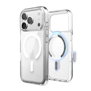 elago Magnetic Hybrid Case for iPhone 17 Pro (Transparent)